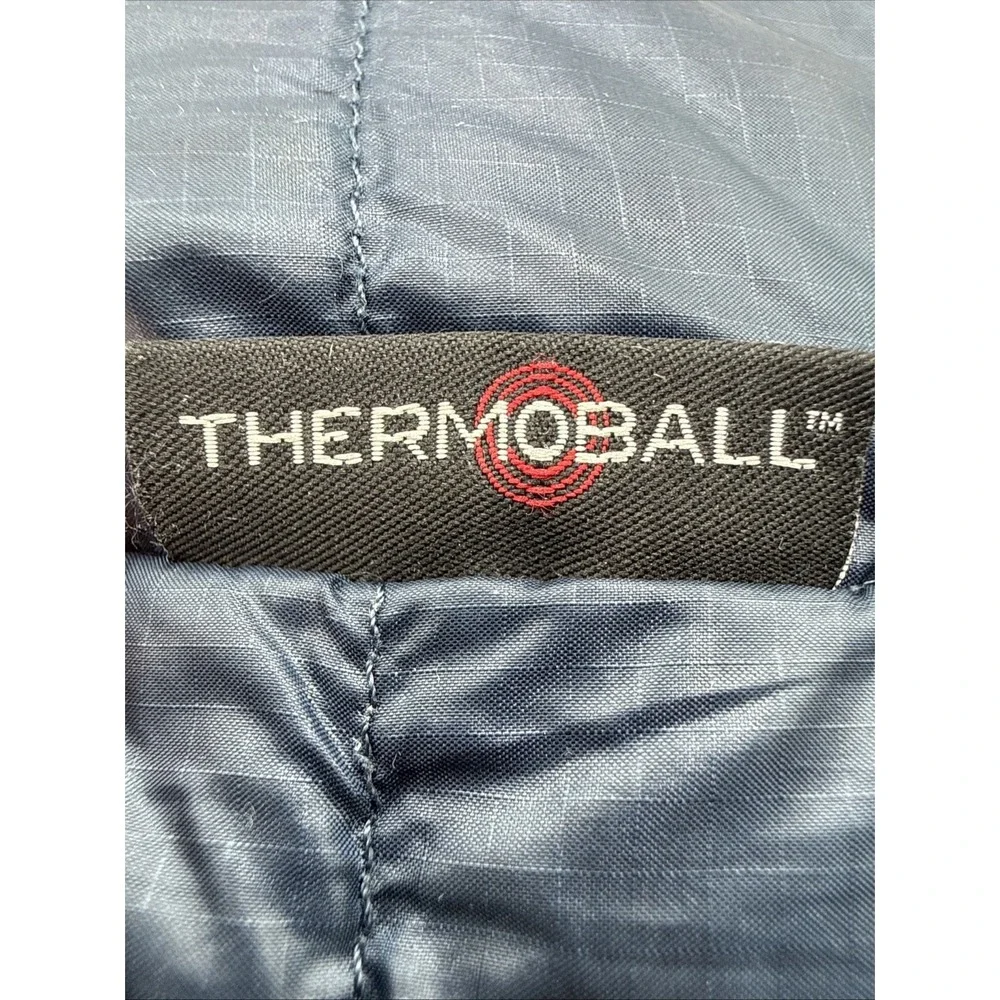 The North Face Lost Coast Thermoball Jacket Men's Size‎ L Blue Quilted Shacket